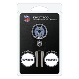 Team Golf 32345: Dallas Cowboys Divot Tool Pack with 3 Golf Ball Markers