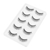 Ipetboom High Volume Thick Lashes Eye Effect Lightweight 5 Pairs