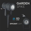 V-TAC LED Cob Garden Spotlight 12 W with Spike, Grey