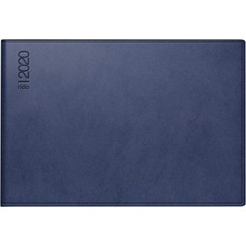 rido/idé 701752330 Pocket Calendar Septimus (2 Pages = 1 Week, 152 x 102 mm, Plastic Cover Skivertex, Calendar 2020) Dark Blue