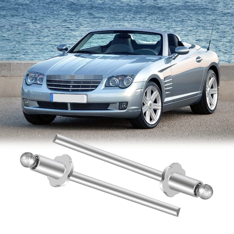 Foruly Rivets NOS Dash Rosette Rivets Stainless Steel Fit for