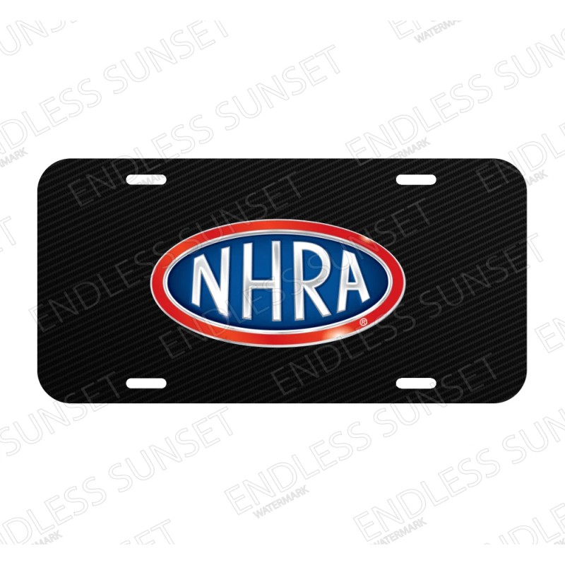 Amel National Hot Rod Association NHRA Heritage Racing License Plate