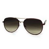 O2 Eyewear FV7108-1 Premium Oversized Flat Aviator Tinted Retro Sunglass