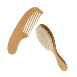 Totority 1 Set Shampoo Brush Wooden Massage Comb for Pet Bath Massage Scrubber Wooden Brush Wooden Comb Grooming Hair Comb Suit for Kid Suit Bath Brush Child Scalp Wool
