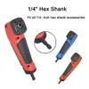 Orange, Right Angle Attachment Electric Screwdriver Repair Tool, 90 Degree