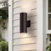 mirrea Modern Outdoor Porch Light Patio Light in 2 Lights