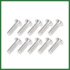 Motoforti 30pcs Car Bumper Mudguard Washer Bolts M6x1.0 Aluminum Alloy