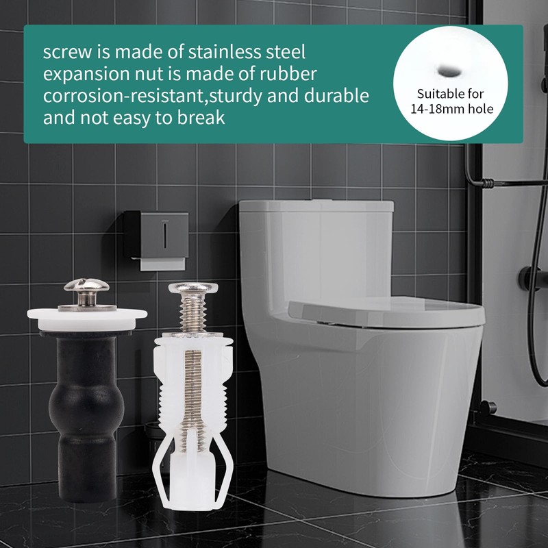 Toilet Seat Fixed Screw Toilet Seats 24 Pieces