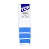 TCK Retro 3 Stripe Tube Socks (Columbia Blue, Medium)