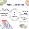 Citrato De Magnesio, 180 Cápsulas 500 Mg, Sin Azúcar, Keto