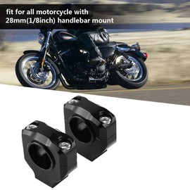 Handlebar Clamp Motorcycle Handlebar Clamps Aluminium Alloy iversal Motorcycle Mount Clamp Bar Riser 28 mm