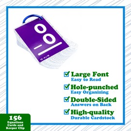 Continuum Learning Subtraction Flash Cards