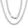 Steel Chain Mens Stainless Steel Necklace 22inch 4mm Silver Color