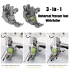 YEQIN Universal Presser Foot with Roller Three-in-One Multifunctional Presser Foot