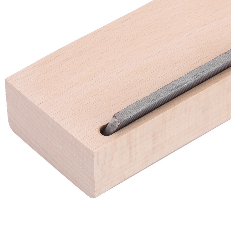 Guitar Fret Beveling File Wooden Cutting Edge Polishing Tool Musical