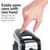 Extra Tall Electric Can Opener with Easy Push Lever &