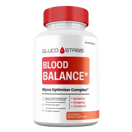 Gluco Stasis Blood Balance Capsules, Max Strength , GlucoStasis Pills (1 Pack)