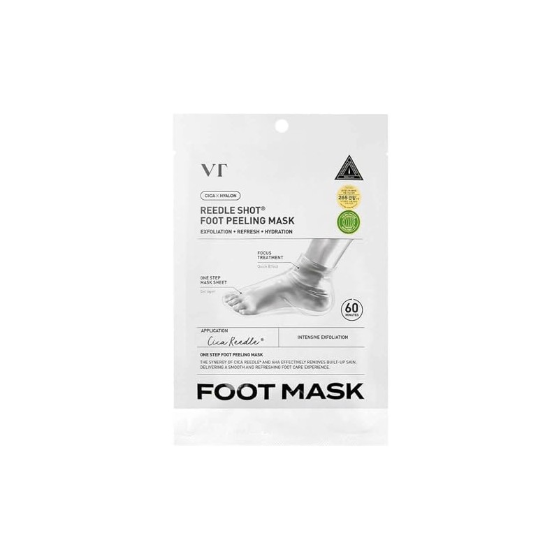 VT Cosmetics Reedle Shot Foot Peeling Mask Socks with AHA/BHA/PHA/LHA