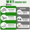 1200 PCS Stainless Steel Wood Screws Assortment Kit,Self Tapping Screws
