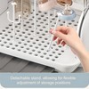 Nollapo Transparent Baby Bottle Drying Rack with Double Lid and