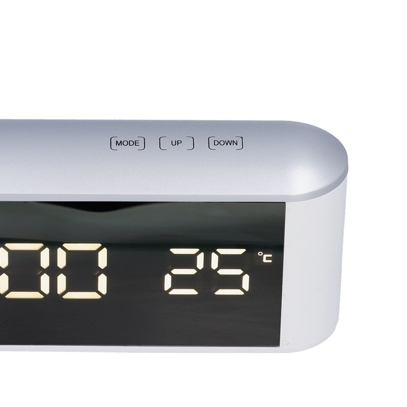 LED Alarm Clock Household Multifunctional Touch Screen Alarm Clock Indoor