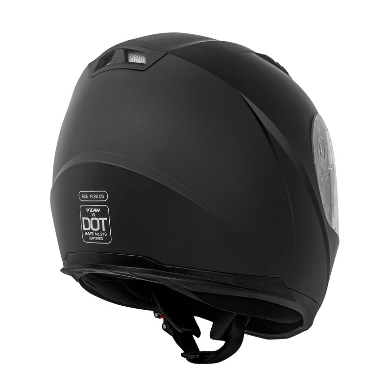 VCAN VX Lightweight Full Face Motorcycle Street Bike Helmet with