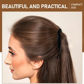 6 Uds Pinzas Para El Cabello Francesas De Plátano De De Caballo - Pinzas De Pelo De Resina Banana Clincher