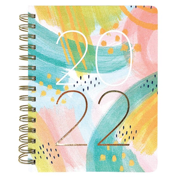 Graphique Designer Planners - 18-Month Dated Calendar - Painted Strokes