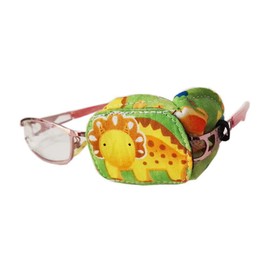 Fancy Pumpkin Creative Dinosaur Eye Patch Single Glasses Cover Amblyopia Treatment for Children(Left Eye), I