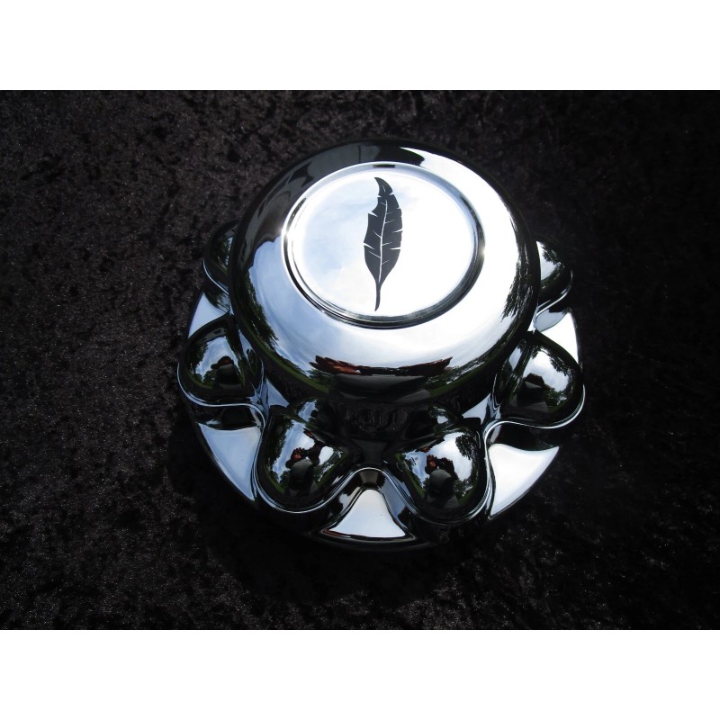 FEATHERLITE 8 Lug 6.5" w/ 13/16" Lug Nut Trailer Chrome