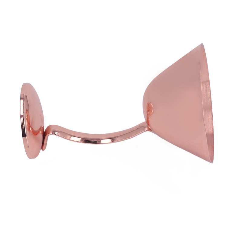 150ml Stainless Steel Martini Cocktail Glass Copper Plated Metal Wine