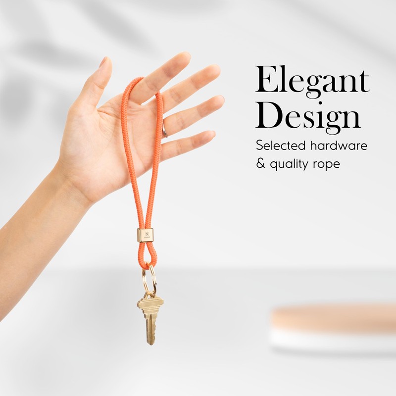 SENLLY Wristlet Lanyard Strap for Keys, Original Minimalist Design Wrist