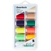 Box: Aeroflock: Overlock Thread: 12 x 1000m: Miniking Spools: Assorted