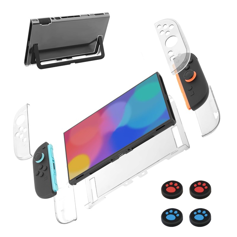 Switch 2 Accessories Kit, 10-in-1 Bundle Case for NS Switch