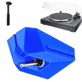 ATN95E Diamond Turntable Needle Stylus Replacement - Blue, Compatible with Audio-Technica AT-LP120X Vinyl Record Players