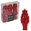Widdle Gifts Christmas Decoration 3 Pack 12cm Shiny Nutcracker Style