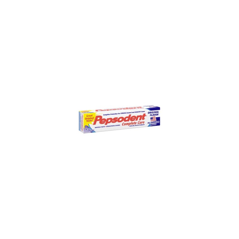 Pepsodents Complete Care Toothpaste, Original Flavor, 5.5 oz (3 Pack)
