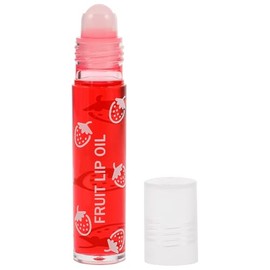 Aceite Labial Hidratante Roll-On Transparente Rojo para Labios Secos                                                                                  