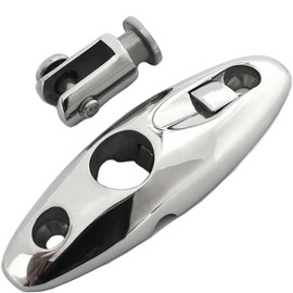 SHENGHUISS Quick Release Bimini Top Swivel Hinge 316 Stainless Steel Deck Side Mount Marine Hardware with Screws (3.2 inch 4 Pack)