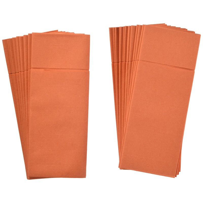 Alvotex Airlaid 50 Cutlery Napkins, Cutlery Pockets, Fabric-Like, High-Quality Disposable