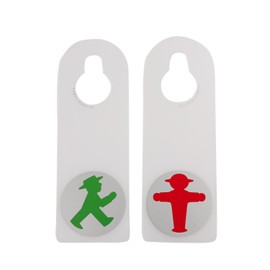 1 x Ampelmann Door Sign – Door Stop Stop/Go/Transparent
