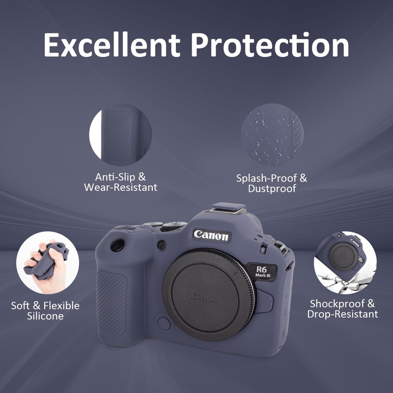 VOVMOEYA カメラケース Canon EOS R6 Mark III用 アクセサリーセット Canon EOS