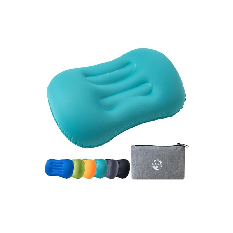 Ultralight Inflatable Travel Pillow - Ergonomic Camping Cushion