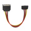 10 Pack SATA Cables 15 Pin 90 Degree Male to
