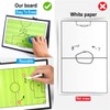 VolksRose Soccer Coaching Board, Soccer Tactics Board with Magnets and