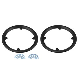 X AUTOHAUX Pack of 2 Bicycle Chain Guards, 42 Teeth Chainring Protector Cover, Chain Guard Ring, Black