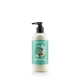 Caldrea Loción de manos, para manos secas, hecha con manteca de karité, aloe vera y glicerina y otros ingredientes cuidadosamente elegidos, aroma de agave en flor de pera, 12 onzas (el embalaje puede