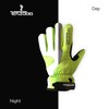 Fluorescent Reflective Winter Gloves - Cycling Running Walking - Waterproof