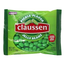 Generic Claussen Jelly Beans Pickle Flavor - Single 4oz Bag