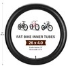 EIIEHX 2 Piece 26'' Bicycle Inner Tube 26 x 3.5-4.0